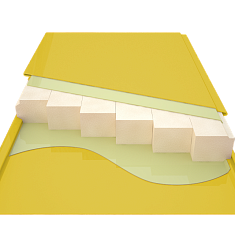 картинка Стеновые сэндвич-панели 40 мм с PUR (ППУ)  