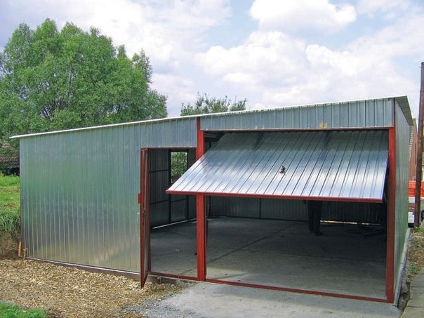 картинка Строительство гаража из металлоконструкций под ключ 